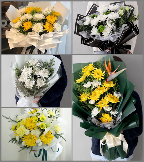 河南开封鼓楼区白事花束代送